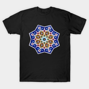 Persian Beautiful Mosaic Art Design T-Shirt